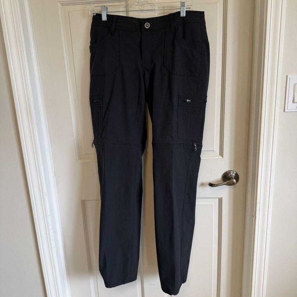 Kuhl KURVE Horizon Convertible Pants -Shorts Hiking Navy Blue Women's Size 10